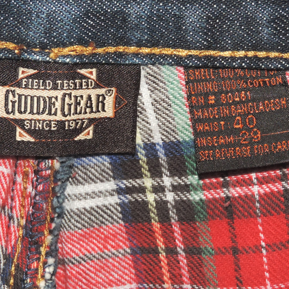 Guide Gear flannel lined denim jeans size 40 - Picture 4 of 8